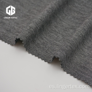 Tela Roma Spandex Rayón Poliéster gris brezo